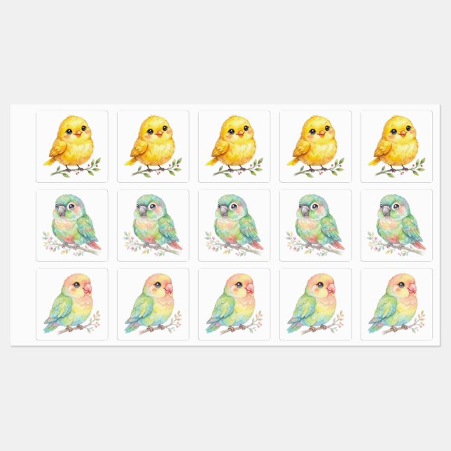 Cute Birds (Sheet)