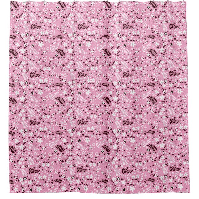 cute birds and flowers pink pattern (Front)