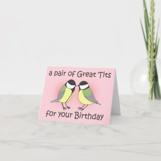 Cute Birds Pun Flirty Joke Funny Men Birthday
