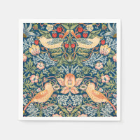 Cute Birds, Strawberry Thief Vintage Art, Vs 2