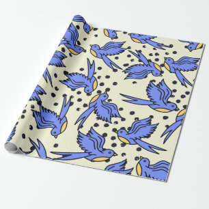 Cute Birds Wrapping Paper