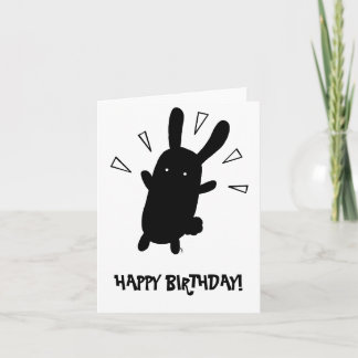 Cute Birthday Bunny Card