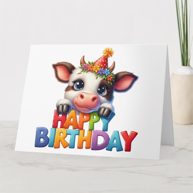 Cute Birthday Card  (Front)