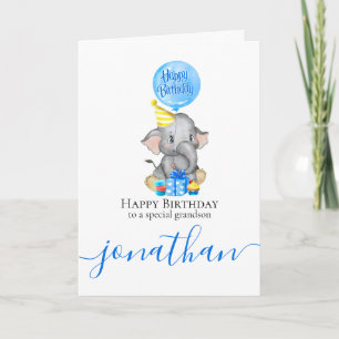 Cute Birthday Cards for Your Grandson!
