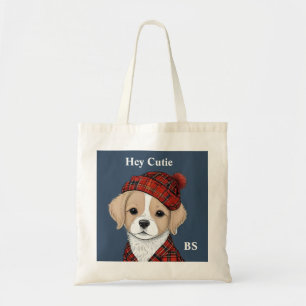 Cute birthday dog in scottish Disguise Tote Bag