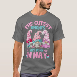 Cute Birthday Gnomes For Women & Garden Mom Who Bo T-Shirt