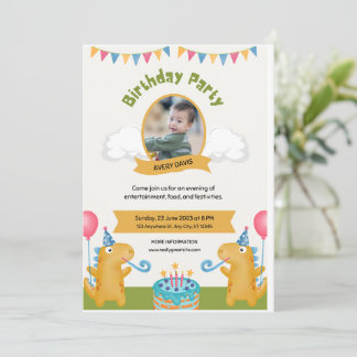 Cute Birthday Invitation