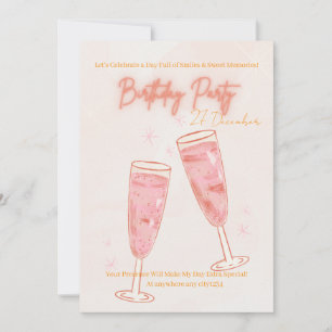 cute BIRTHDAY PARTY INVITE