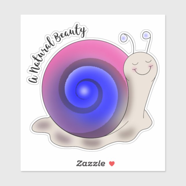 Cute Bisexual Pride Snail (Sheet)