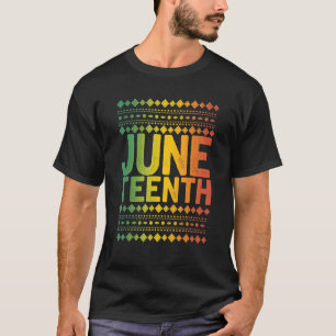 Cute Black Americans Black History Afro American J T-Shirt