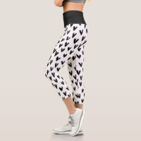 Cute Black And White Doodle Hearts