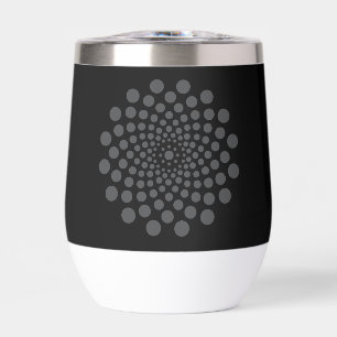 Cute Black and White Dot Art Pattern