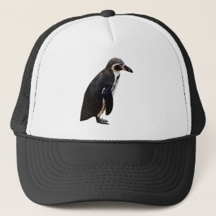 Cute Black and White Humboldt Penguin Hat