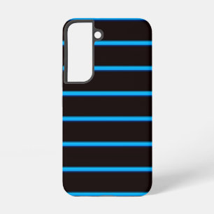 Cute black bluesky stripes samsung galaxy case