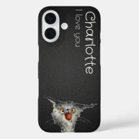 Cute black cartoon cats name charcoal