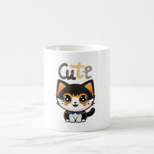 Cute black cat design cats lovers buy now... coffee mug
