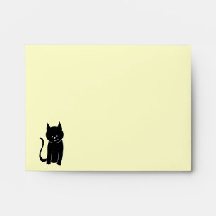 Cute Black Cat Envelope