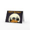 Cute Black Cat Graveyard Halloween Birthday