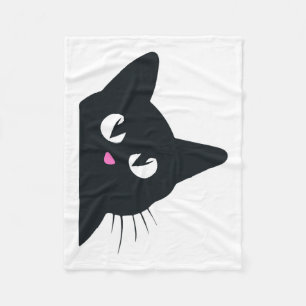 Cute Black Cat Halloween Costume Kitten Kids Toddl Fleece Blanket