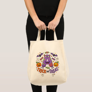 Cute Black Cat Halloween Trick or Treat Bag