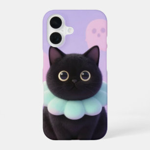 Cute Black Cat Pastel Halloween Case