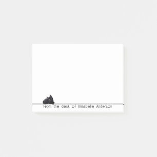 Cute Black Cat Personalize Notes