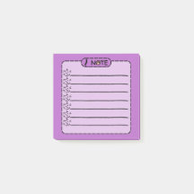 Cute Black Cat Personalized Post-it Notes