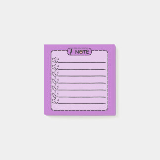 Cute Black Cat Personalized Post-it Notes