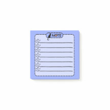 Cute Black Cat Personalized Post-it Notes