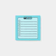 Cute Black Cat Personalized Post-it Notes