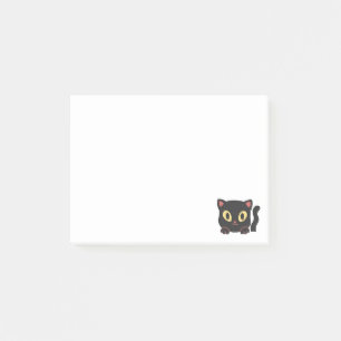 Cute Black Cat Post-it Notes