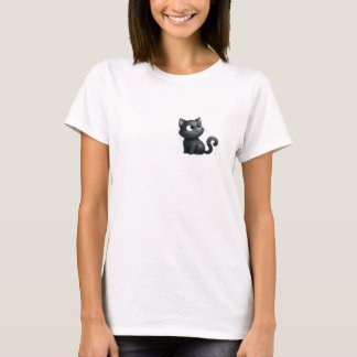 Cute Black Cat T-Shirt