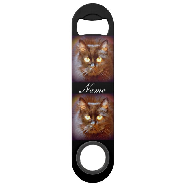cute black cats bar key (Back)