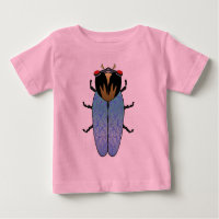 Cute Black Cicada