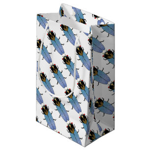 Cute Black Cicada Small Gift Bag