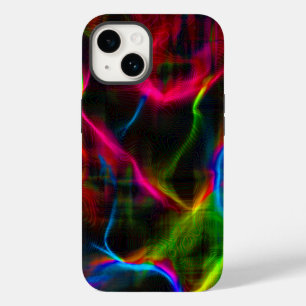 Cute black colourful abstract lines Case-Mate iPhone 14 case