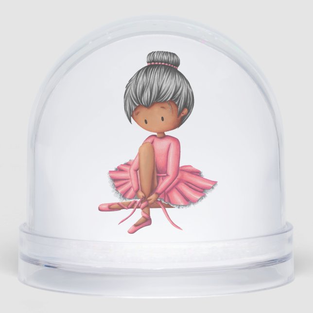 Cute Black Girl Ballet Dancer Pink Tutu (Avant)