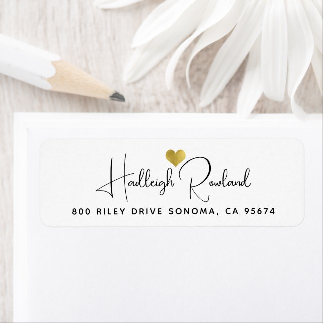 Cute Black Gold Monogram Script Name Stylish (Insitu)