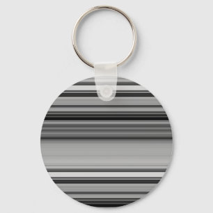 Cute black grey stripes keychain