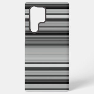 Cute black grey stripes samsung galaxy case