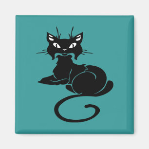 Cute Black Kitty Magnet
