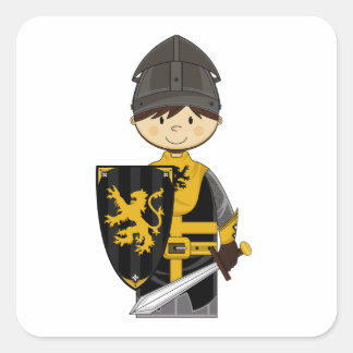 Cute Black Knight Sticker