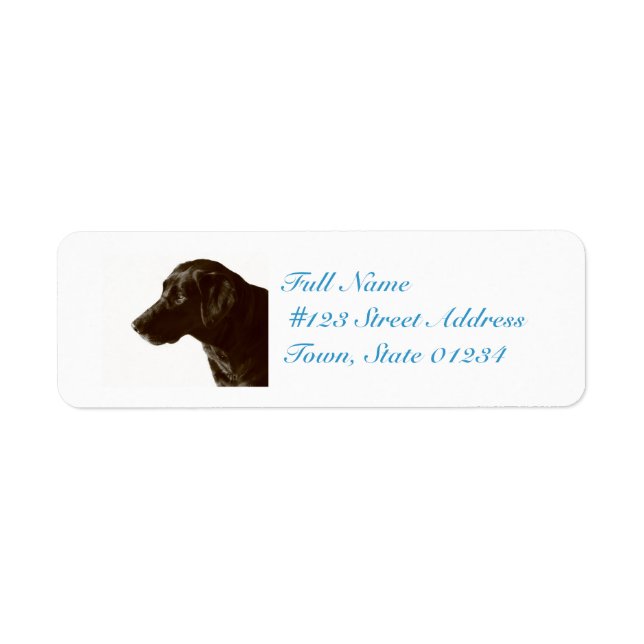 Cute Black Lab (Front)