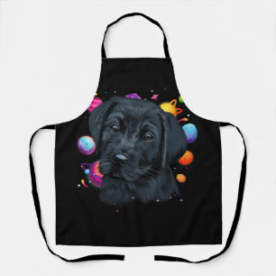 Cute Black Lab Black Labrador Retriever Puppy Dog  Apron