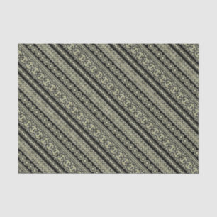 Cute black olive ukraine ornament background tissue paper