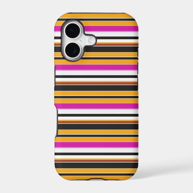 Cute black orange stripes (Back)