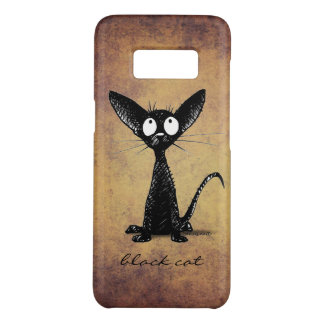 Cute Black oriental Shorthair Cat Case-Mate Samsung Galaxy S8 Case