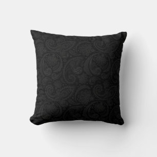 Cute black paisley pattern leggings seat cushion