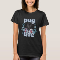 Cute Black Pug - Pug Life 