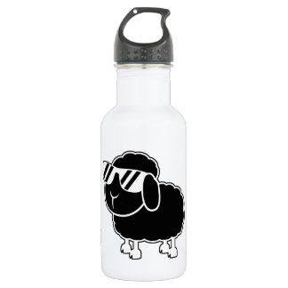 Cute Black Sheep Cartoon 532 Ml Water Bottle